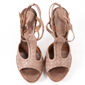 Bottega Veneta Intrecciato Platform Sandals – Woven Leather Heels
